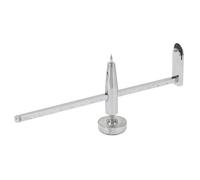 Sxhlseller Coupe-trou Circulaire pour Cloisons Sèches avec Point de Pivot Réglable, Scie pour Plaques de Plâtre Robuste en Acier Inoxydable pour Coupes Rondes jusqu'à 16 Pouces de Diamètre en Argent