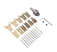 Sxhlseller Ensemble de Forets pour Fabricant de Perles en Bois, 11 Tailles de Fraises à Billes en Bois et Mèches de Toupie pour la Fabrication de Bracelets de Perles et de Bijoux, avec Lames en