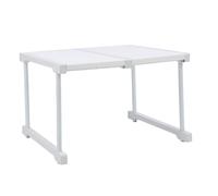 Sxhlseller Étagère d'armoire Extensible Réglable de 18,5 à 26,8 Pouces |Support de Rangement pour Placard en Acier au Carbone ABS PP pour Placard de Cuisine sous évier, Forte Charge de 44 LB, sans