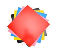 Sxhlseller Feuilles de contreplaqué de Tilleul Colorées, Double Face 3 Mm Pré-enduites 8 Pièces 300 X 300 Mm, avec des Couleurs Vives et Uniformes pour la Gravure, la Découpe, la Fabrication de