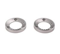 Sxhlseller Fraises Plates de Broyeur, Fraises Plates de Broyage de café en Acier Inoxydable de 64 Mm avec une Conception d'ajustement Précise pour le Remplacement du Broyeur Super Jolly DF64 E6P