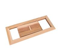 Sxhlseller Grille de Ventilation pour Sauna, Panneau de Ventilation en | Couvercle de sortie de hammam, persienne réglable, résistant à la poussière, installation facile, accessoire de Spa à