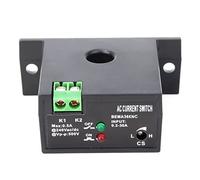 Sxhlseller Interrupteur de Détection de Courant Alternatif 0,2-30A Relais | Inducteur mutuel électromagnétique, moniteur ignifuge, capteur d\'automatisation industrielle, déclencheur de buzzer flash