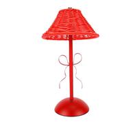Sxhlseller Lampe de Table en Rotin 3 Couleurs Dimmable USB Rechargeable | Abat-jour tissé à la main, gradation continue de 5 à 100 %, lecture de chevet relaxante, accent de décoration d\'intérieur