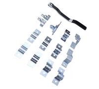 Sxhlseller Loquet de Barre à Came sécurisé et Dispositif de Retenue |Kit de Serrure de Porte de Remorque Robuste pour Conteneur de Fret avec Finition Galvanisée Antirouille