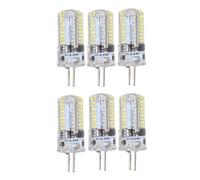 Sxhlseller Lot de 6 Ampoules GY6.35 5 W AC 12 V Blanc Chaud LED Ampoule Halogène 2700 à 3000 K Blanc 6000 à 6500 K 500 Lm pour Lampes Suspendues Plafonniers (Blanc)