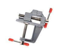 Sxhlseller Mini étau d'établi, étau de Table de 35 Mm pour le Travail du Bois avec Structure en Acier 45, Mâchoire Trempée et Vis à Filetage Standard pour Outil de Projets de Traitement de Tour