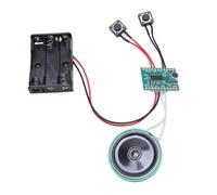 Sxhlseller Module Enregistreur de Son, Module d'enregistrement Vocal avec Haut-Parleur, Temps d'enregistrement de 4 Minutes, de Lecture 'Enregistrement pour Carte de Vœux et Projet 'Artisanat