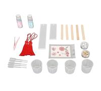 Sxhlseller Moule de Marque-page en Silicone Haute Transparence |Moule en Résine épaisse pour Porte-clés DIY, Décoration d'intérieur et Fabrication de Cadeaux Artisanaux personnalisés. (rouge)