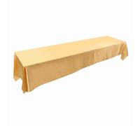 Sxhlseller Nappe Rectangulaire 145x320cm, Résistante aux Taches en (Gold)