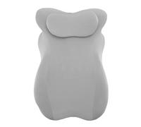 Sxhlseller Oreiller Ergonomique en Mousse à Mémoire de Forme |Support Multi-Positions pour la Lecture et l'élévation des Jambes avec Coussin Amovible Noir (Gris Clair)