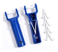 Sxhlseller Paquet de 2 Poignées d'aspirateur de Piscine |Poignée de Rechange en PVC avec Pince en V pour Tête d'aspirateur de Piscine et Spa (PVC)