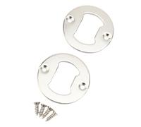 Sxhlseller Paquet de 30 Inserts d'Ouvre-bouteille en Métal Rond, Ouvre-bouteille de Bière à Montage Mural en Alliage de Zinc de 1,57 Pouces avec 60 Vis pour les Projets de Menuiserie, Maison, Bar,