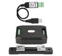 Sxhlseller PEACEFAIR PZEM-017 Compteur d'énergie de Courant de Tension CC, Module de Communication avec Shunt 100 A pour Lectures de Mesure de Données d'interface Modbus RTU (PZEM-017+50 USB)