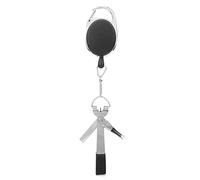 Sxhlseller Pince Multi-Outils pour Pêche à la Mouche |Affûteur de Crochet de Coupe de Ligne en Acier Inoxydable, Rétracteur Zinger pour Matériel