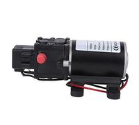 Sxhlseller Pompe à Membrane Intelligente, Moteur CC 12 V 120 W avec Sortie d'eau de 10 Mm, Débit de 7 L/min, Pompe de Suralimentation Auto-amorçante Haute Pression pour Applications d'eau Propre