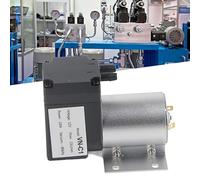 Sxhlseller Pompe à Vide à Diaphragme avec Support, 80kPa 10W DC12V/DC24V | Mini pompe d\'échantillonnage de gaz, pompe à membrane sans avec tuyau d\'air de 8 mm pour l\'analyse des gaz et