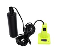 Sxhlseller Pompe de Drainage Portative 635GPH |Pompe Submersible de Transfert d'eau sans Fil pour Batterie, Moteur 100W pour étang, Piscine, Jardin, Sous-sol