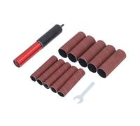 Sxhlseller Ponceuse à Broche en Alliage d'aluminium de 1,5 Pouces |Kit de Mandrin de Ponçage pour Bois et Métal avec clé à Papier de Verre