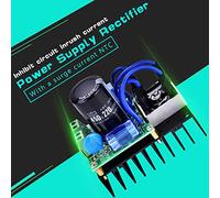 Sxhlseller Pont Redresseur 0-220VAC vers 0-311VDC, 10A Convertisseur | Module redresseur universel à protection multiple, protection contre la foudre, courant de surtension , fusible de