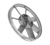Sxhlseller Poulie de Compresseur D'Air 265mm, Rainure de 13mm, Roue (265mm) | Conception de type A à rainure unique, pour compresseurs à double cylindre, construction légère à 8 rayons, installation