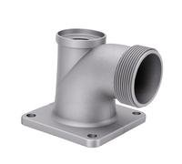 Sxhlseller Raccord fileté de Pompe à Eau de 2 Pouces 63405 56160 | Connecteur de tuyau de décharge, adaptateur de bec de moteur poubelle, raccord de vidange de fluide robuste, Construction