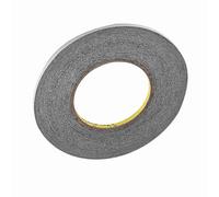 Sxhlseller Ruban Adhésif Double Face Noir de 50 M de Long pour la Réparation d'écran LCD de Téléphone Portable, Colle Adhésive Forte de 5 Mm de Large pour Matériau de Base Non tissé Résistant aux