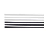 Sxhlseller Support Mural pour Dosettes de café Sous l'armoire |Bandes de Rangement Horizontales Verticales PVC 20 Capsules pour (3 noirs + 3 blancs)