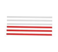 Sxhlseller Support Mural pour Dosettes de café Sous l'armoire |Bandes de Rangement Horizontales Verticales PVC 20 Capsules pour (3 Blancs + 3 Rouges)