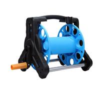 Sxhlseller Support Mural pour Enrouleur de Tuyau, Support d'enroulement de Tuyau d'eau en PP Robuste pour Jardin, Pelouse, Lavage de Voiture |Raccord G1/2, Peut Contenir un de 25 M, Stockage sans