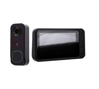 Sxhlseller Système de Sonnette Vidéo sans Fil avec écran 4,5 Pouces pour | Interphone Visuel Intelligent, Gardien de sécurité D'appartement, Audio Bidirectionnel 720P, Entrée de Villa Protégée