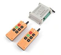 Sxhlseller Télécommande sans Fil pour Grue, Récepteur de Commutateur Radio pour Palan électrique à Canal Industriel, Récepteur émetteur à 6 Touches, pour équipement de Levage
