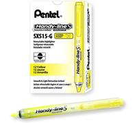 [SXS15-G-12] Pentel Lot de 12 Surligneurs Handy-Line S Rétractable/Rechargeab...