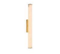SXSHEYS Appliques murales en marbre Naturel, luminaires d'intérieur en albâtre, Lampes Nordiques en cuivre pour Chambre, Salon, Couloir - Grand modèle foncé