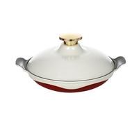 SXTYYH Tajine Marocain for La Cuisson Alliage D'aluminium Double Poignée Multifonctionnel Anti-Adhésif Plat Tajine Ragoût Casserole Cuisson Lente for Induction(36cm)