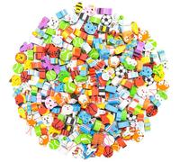 Sxutop 300 Pièces Mini Gommes Fantaisies Gommes à Effacer en Caoutchouc | Gomme Rigolote,Colorées,Amusante Gommes Animaux de Mignon,Sac de Fête,pour Étudiants Devoirs Cadeaux D'anniversaire