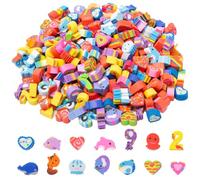 Sxutop Lot de 300 Mini Gommes Fantaisie Petites Gommes Animaux pour Cadeaux | Gomme Rigolote,Colorées,Amusante Gommes Animaux de Mignon,Sac de Fête,pour Étudiants Devoirs Cadeaux D'anniversaire