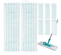 SXUUXB 8 Housses de Rechange pour Leifheit Profi XL Micro Duo/Profi XL Cotton Plus. Housses en Microfibre compatibles Tous sols, revêtements de Remplacement pour Balai de Sol