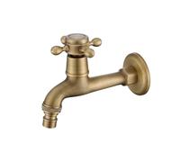 SXWYLZ Robinet Mural Extérieur Long Robinets Jardin Vintage Robinet D'Eau Froide Applique Mural Robinets Extérieur robinetterie de Jardin pour Exterieur Jardin Terrasse,11 CM