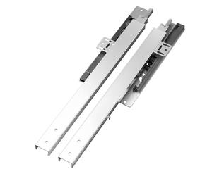 SXYCKRUI Glissière Tiroir Charge Lourde à Montage au Sol, Glissière Tiroir à Fermeture Douce, Capacité de Charge de 60 Kg, Extension Complète pour Armoires de Cuisine et Commodes(35cm/13.8in)