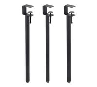 SXYHCK Pieds De Meubles en Forme De F, 15-100cm Pieds De Serrage De Table, Jambes Support De Meubles sans Perçage pour Table De Snack Ordinateur Portable Meuble DIY(3pcs,60cm/23.62in)