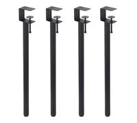 SXYHCK Pieds De Meubles en Forme De F, 15-100cm Pieds De Serrage De Table, Jambes Support De Meubles sans Perçage pour Table De Snack Ordinateur Portable Meuble DIY(4pcs,100cm/39.37in)