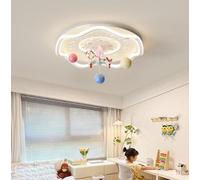 SXYSXYSXY Plafonnier LED enfant licorne 50cm fer aluminium résine variation continue avec télécommande pour chambre enfant chambre à coucher intérieur maison