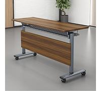 SXZenSpace Table de conférence Pliante avec cloison de séparation - 140 x 40 x 75 cm - Mobile, idéale pour Les réunions et Formations - roulettes silencieuses - Parfaite pour Les Bureaux et l