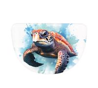 SXZVVBN Paillasson en flanelle sous-marine en forme de tortue de mer pour l'intérieur