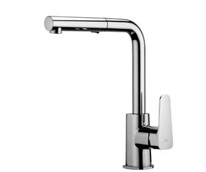 SY285CR Mitigeur d'évier monotrou avec douchette extensible SLY PAFFONI