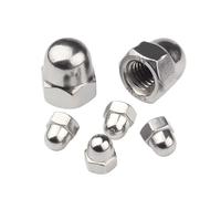 SYDARSYN M14 Ecrou Borgne Inox Ecrous Borgne Hexagonal en Acier Inoxydable pour Vis/Boulons Ecrous Capuchons M14 (3 Pièces)