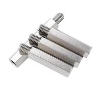 SYDARSYN Mâles à Femelles Entretoises Hexagonales en Acier inoxydable Hex Entretoise Vis Standoffs M5*30+8mm (5 Pièces)