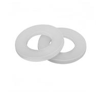 SYDARSYN Rondelles Plates en Nylon Blanc M3x6x1.0mm (200 pcs) | Rondelle Plastique, Joint Plastique pour Boulons Vis, Bon Isolant, Répartissent la Pression pour Électrique et Mécanique