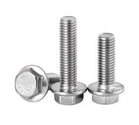 SYDARSYN Vis à Bride Hexagonale en Acier Inoxydable Boulons a Bride Hexagonaux M8x50mm (5 pcs)